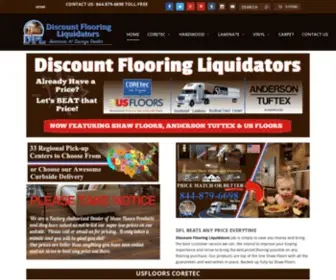 DFL5.com(Discount Flooring Liquidators) Screenshot