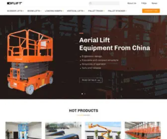 Dflift.com(Aerial Lift Equipment Manufacturer in China) Screenshot