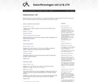 Dflund.se(Datorföreningen vid LU & LTH) Screenshot