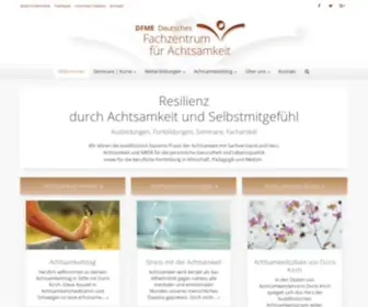 Dfme-Achtsamkeit.de(Deutsches Fachzentrum f) Screenshot