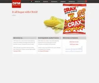 DFmfoods.com(Crax Crax) Screenshot