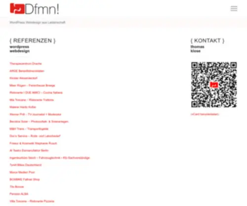 DFMN.berlin(Wordpress Webdesigner) Screenshot