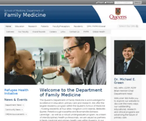 DFmqueens.ca(Queen's University) Screenshot