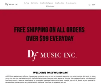 Dfmusicinc.com(Largest Selection of Denis Wick) Screenshot
