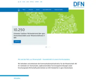 DFN.de(Startseite) Screenshot