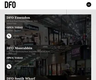 Dfo.com.au(Direct Factory Outlets) Screenshot