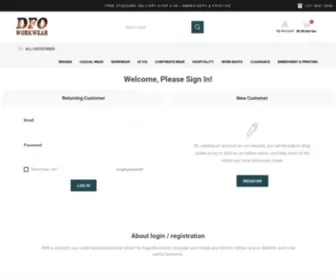 Dfoworkwear.com.au(Dfoworkwear) Screenshot