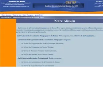 DFP-EFPP.ma(Page introuvable) Screenshot