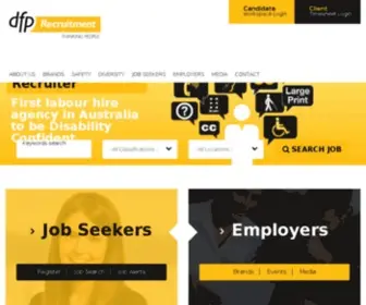 DFP.com.au(DFP Recruitment Agency) Screenshot