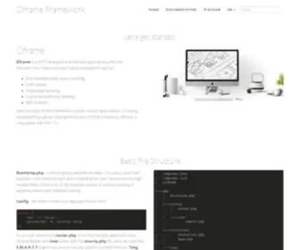 Dframeframework.com(Dframe Framework) Screenshot