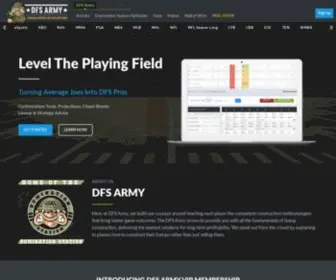 Dfsarmy.com(Fantasy Football Blog) Screenshot