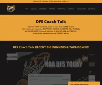 DFscoachtalk.com(DFS Coach Talk) Screenshot