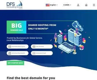 DFS.mw(Reliable Web Hosting) Screenshot