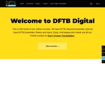 DFTbdigital.com(Online acute paediatric education) Screenshot
