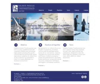 DFtlaw.gr(Dalakos Fassolis Theofanopoulos Law Firm) Screenshot