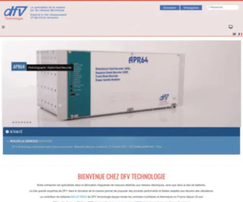 DFV-Technologie.com(Accueil) Screenshot