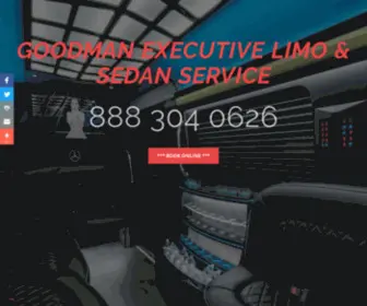 DFW-Limo-Dallas.com(A 24/7 Goodman Executive Sedan and Limo Service) Screenshot