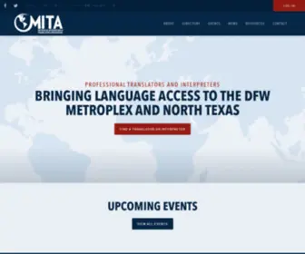 DFW-Mita.com(DFW Metroplex Interpreters and Translators Association) Screenshot