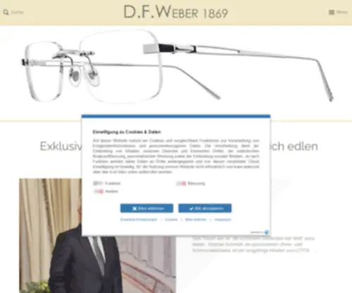 Dfweber.de(D.F. Weber 1869) Screenshot