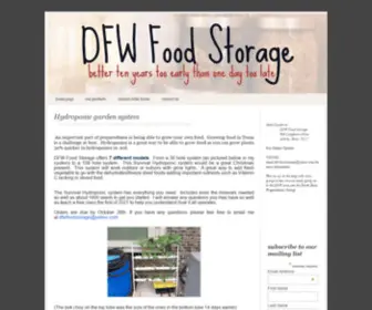 DFwfoodstorage.com(DFW Food Storage) Screenshot