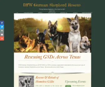 DFwgermanshepherdrescue.org(DFwgermanshepherdrescue) Screenshot