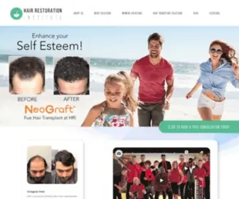 DFwhairloss.com(Hair Restoration Institute) Screenshot