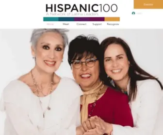 DFwhispanic100.org(Worth Hispanic 100 Latina Leaders) Screenshot