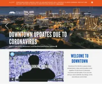 Dfwi.org(Downtown Fort Worth) Screenshot