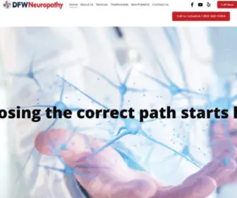 DFwneuropathy.com(DFW Neuropathy) Screenshot