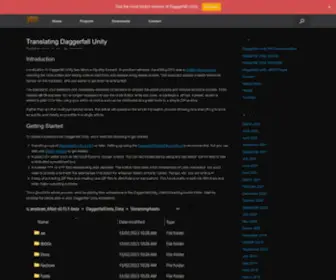 Dfworkshop.net(Remastering Daggerfall) Screenshot