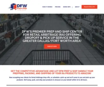 DFWprepandship.com(DFW Prep & Ship) Screenshot