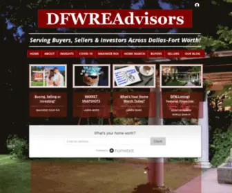 DFwreadvisors.com(Real Estate Advisors) Screenshot