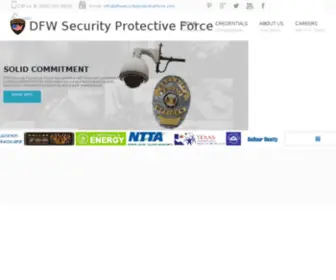 DFwsecurityprotectiveforce.com(Dallas security company) Screenshot