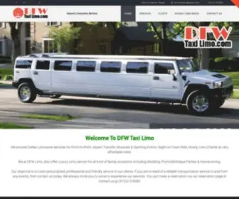 DFwtaxilimo.com(DFW Taxi Limo) Screenshot