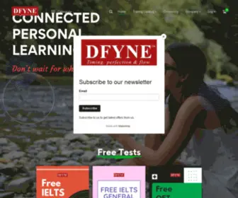 DFyne.org(Home 1.0) Screenshot