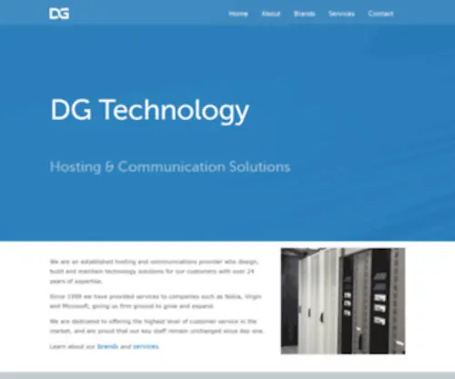 DG.uk(Hosting & communication solutions (Dark Group Ltd)) Screenshot