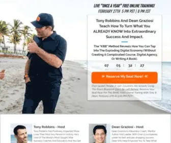 Dgachieve.com(Tony Robbins) Screenshot