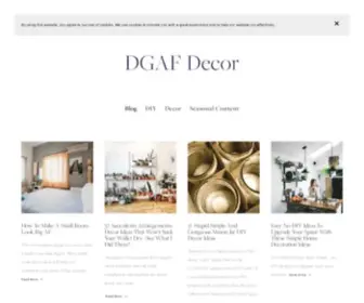 Dgafdecor.com(DGAF Decor) Screenshot