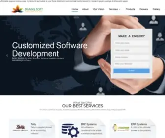 Dgainssoft.com(Dgaiansoft Solution) Screenshot