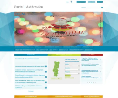 Dgal.gov.pt(Portal Autárquico) Screenshot