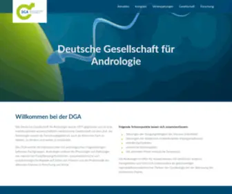 Dgandrologie.de(DGA) Screenshot