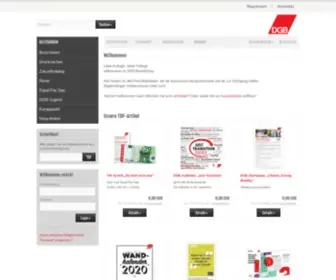 DGB-Bestellservice.de(DGB-Shop) Screenshot