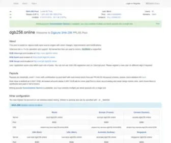 DGB256.online(DGB 256 online) Screenshot