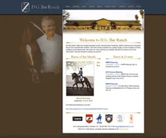 Dgbarranch.com(DG Bar Ranch) Screenshot
