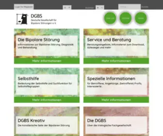 DGBS.de(Bipolare störung) Screenshot