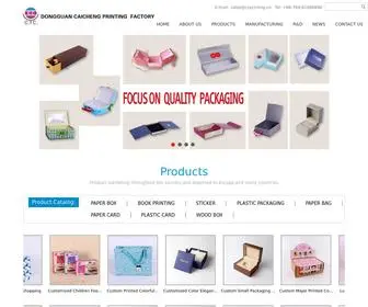 DGCcpackagings.com(China Paper Box) Screenshot