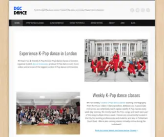 DGCDance.com(K-Pop Dance Classes in London & Kpop dance showcases) Screenshot