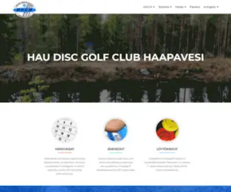 DGCH.info(HaU Disc Golf Club Haapavesi) Screenshot