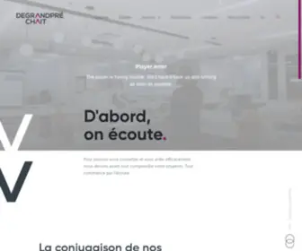 DGchait.com(De Grandpré Chait) Screenshot