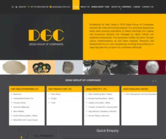 Dgcindia.com(Refractory Monolithic Manufacturer India) Screenshot